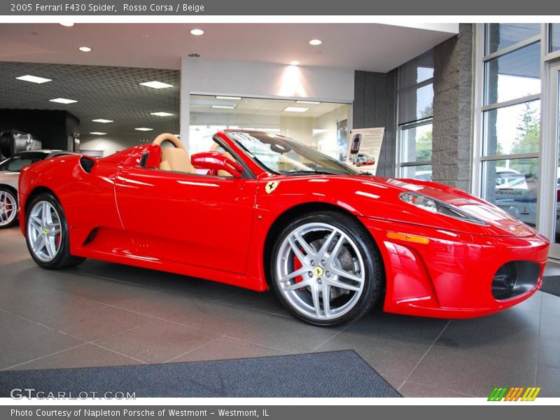Rosso Corsa / Beige 2005 Ferrari F430 Spider