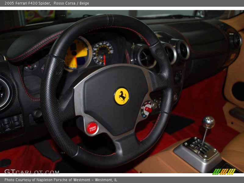 Rosso Corsa / Beige 2005 Ferrari F430 Spider