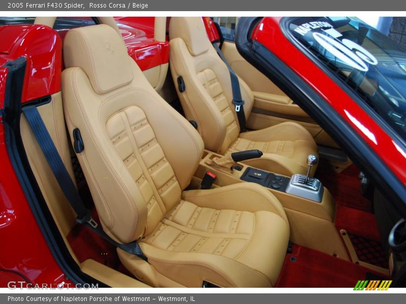 Rosso Corsa / Beige 2005 Ferrari F430 Spider