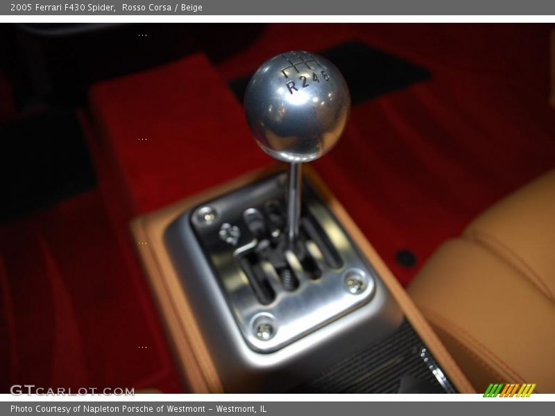 Rosso Corsa / Beige 2005 Ferrari F430 Spider