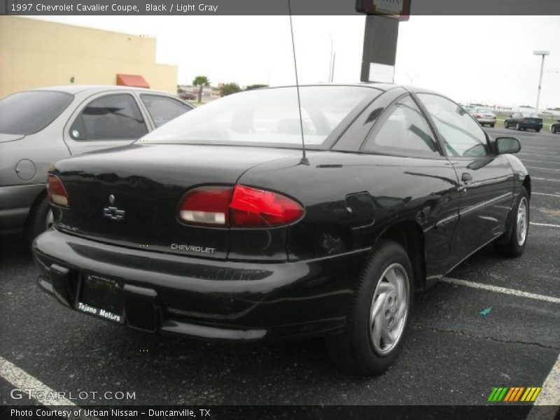 Black / Light Gray 1997 Chevrolet Cavalier Coupe