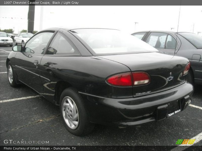 Black / Light Gray 1997 Chevrolet Cavalier Coupe