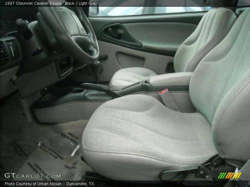 Black / Light Gray 1997 Chevrolet Cavalier Coupe