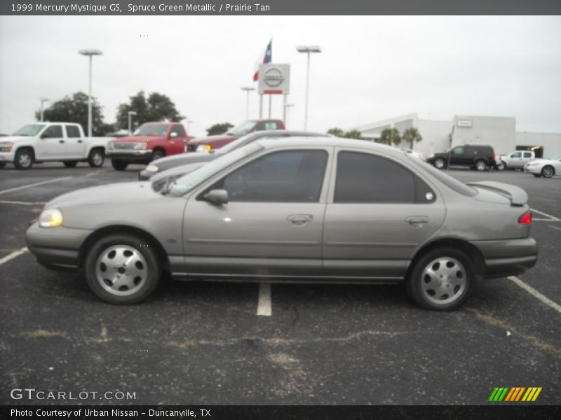 Spruce Green Metallic / Prairie Tan 1999 Mercury Mystique GS