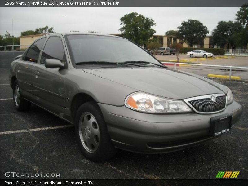 Spruce Green Metallic / Prairie Tan 1999 Mercury Mystique GS