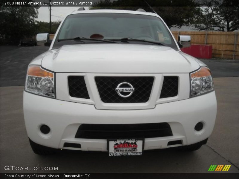 Blizzard White / Almond 2008 Nissan Armada SE