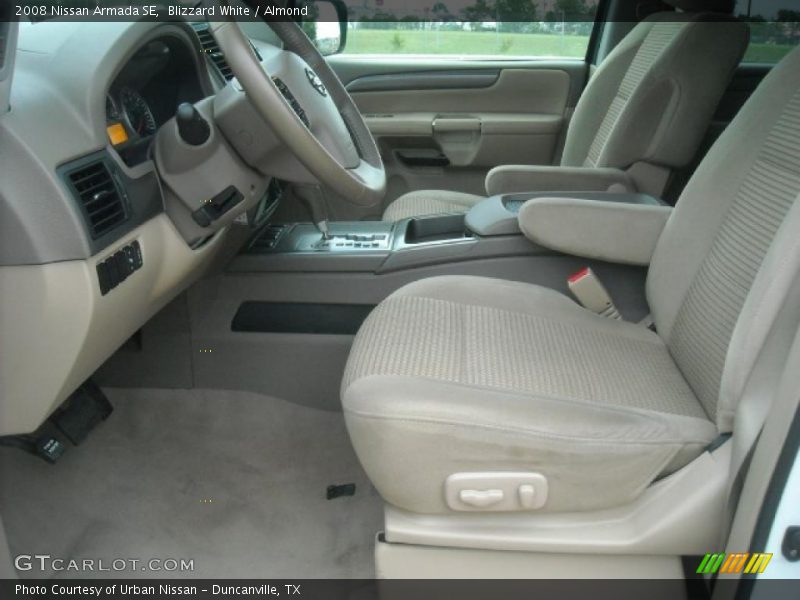 Blizzard White / Almond 2008 Nissan Armada SE