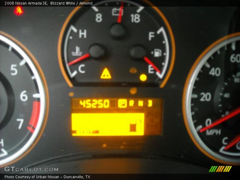 Blizzard White / Almond 2008 Nissan Armada SE