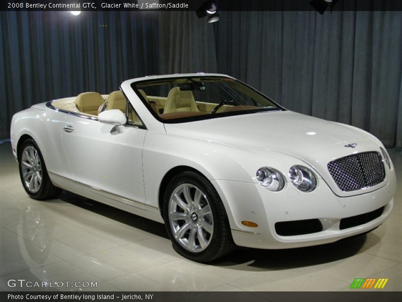 Glacier White / Saffron/Saddle 2008 Bentley Continental GTC