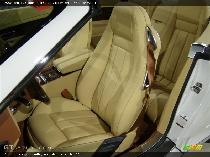 Glacier White / Saffron/Saddle 2008 Bentley Continental GTC
