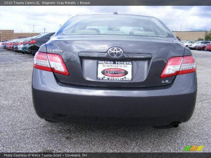 Magnetic Gray Metallic / Bisque 2010 Toyota Camry LE