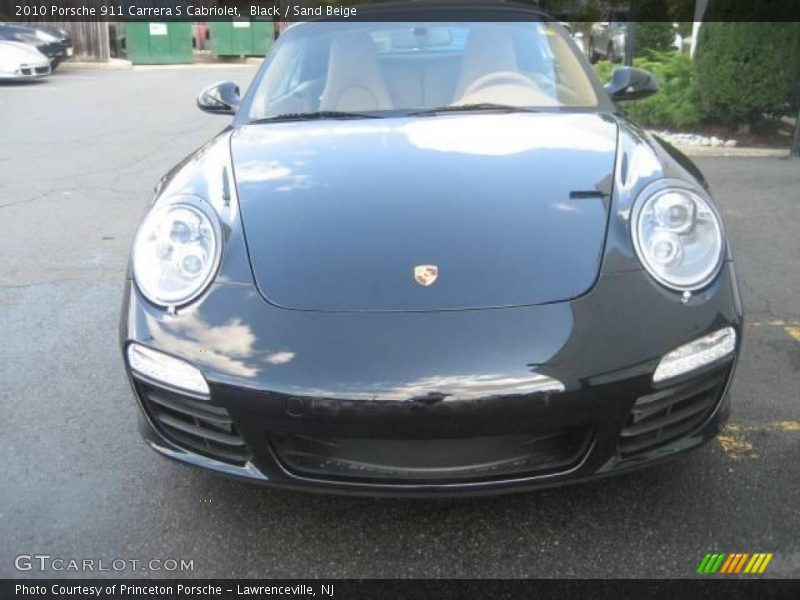 Black / Sand Beige 2010 Porsche 911 Carrera S Cabriolet
