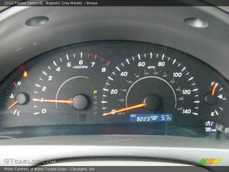 Magnetic Gray Metallic / Bisque 2010 Toyota Camry LE