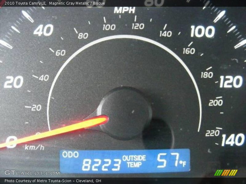 Magnetic Gray Metallic / Bisque 2010 Toyota Camry LE