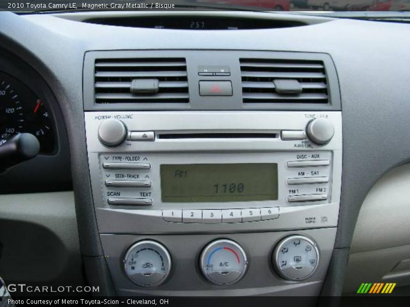 Magnetic Gray Metallic / Bisque 2010 Toyota Camry LE