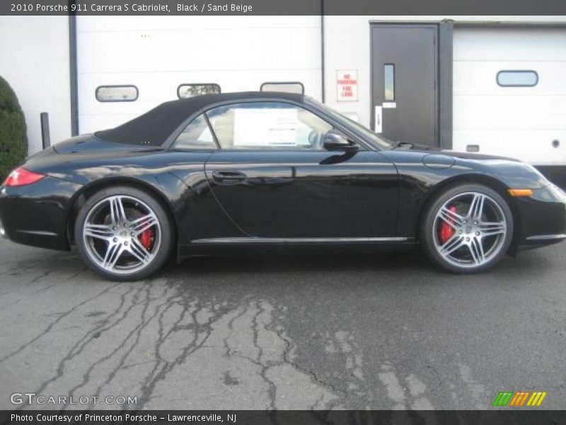 Black / Sand Beige 2010 Porsche 911 Carrera S Cabriolet