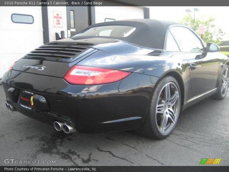 Black / Sand Beige 2010 Porsche 911 Carrera S Cabriolet