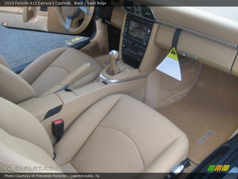 Black / Sand Beige 2010 Porsche 911 Carrera S Cabriolet