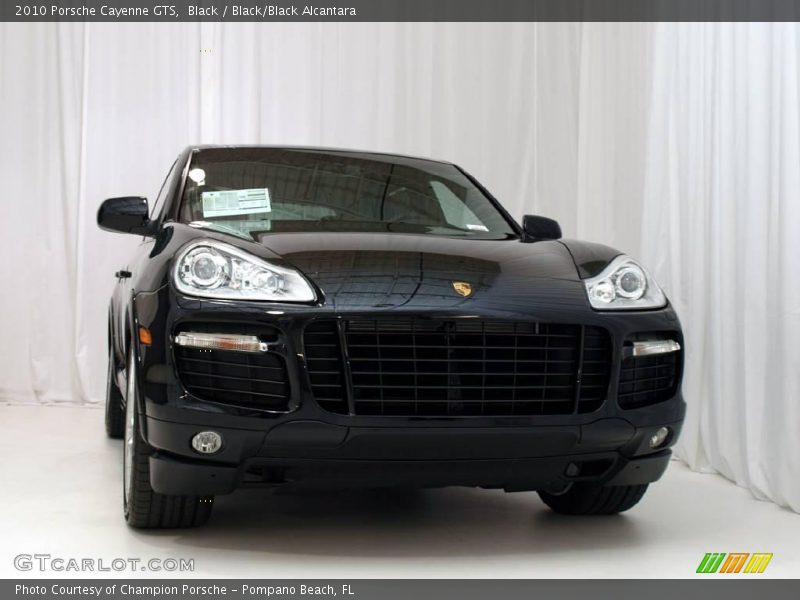 Black / Black/Black Alcantara 2010 Porsche Cayenne GTS