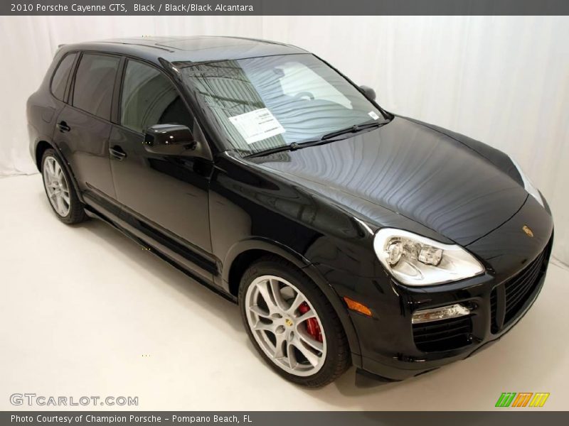 Black / Black/Black Alcantara 2010 Porsche Cayenne GTS