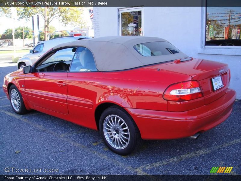 Passion Red / Beige 2004 Volvo C70 Low Pressure Turbo