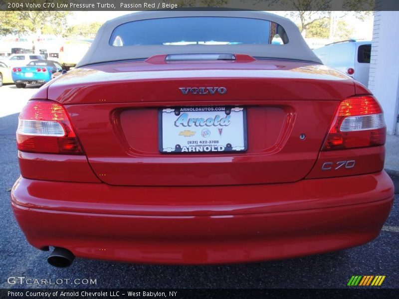 Passion Red / Beige 2004 Volvo C70 Low Pressure Turbo