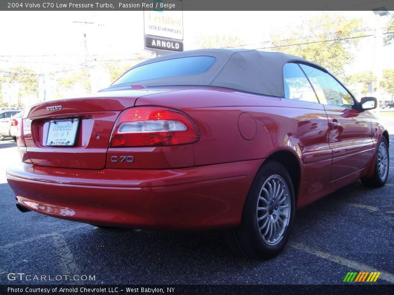 Passion Red / Beige 2004 Volvo C70 Low Pressure Turbo