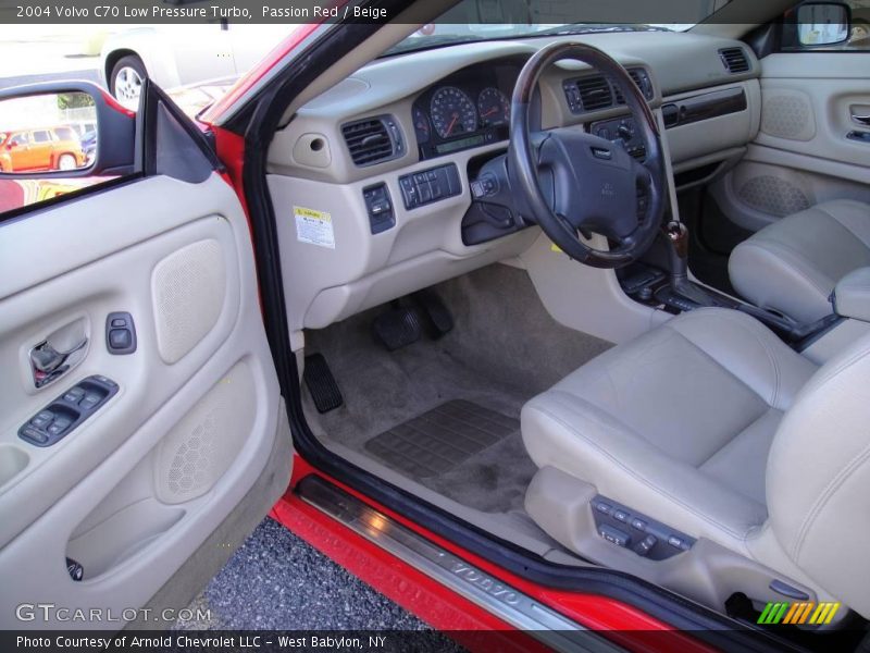 Passion Red / Beige 2004 Volvo C70 Low Pressure Turbo