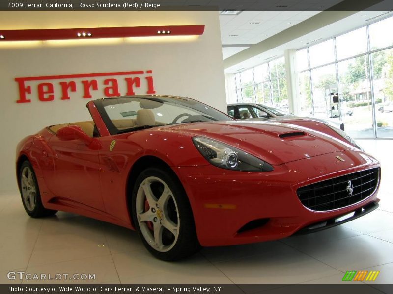 Rosso Scuderia (Red) / Beige 2009 Ferrari California