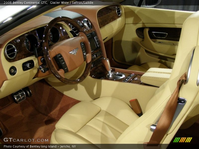 Glacier White / Saffron/Saddle 2008 Bentley Continental GTC