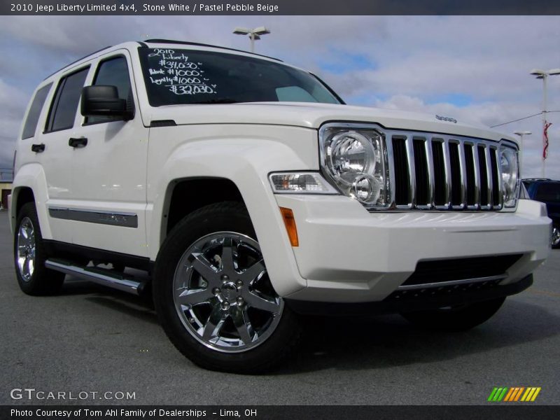 Stone White / Pastel Pebble Beige 2010 Jeep Liberty Limited 4x4