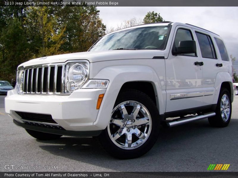 Stone White / Pastel Pebble Beige 2010 Jeep Liberty Limited 4x4