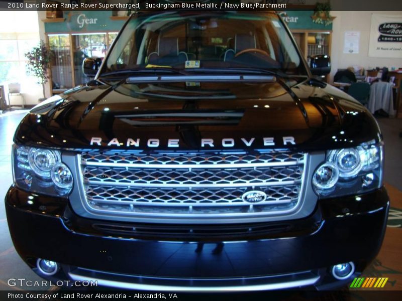 Buckingham Blue Metallic / Navy Blue/Parchment 2010 Land Rover Range Rover Supercharged