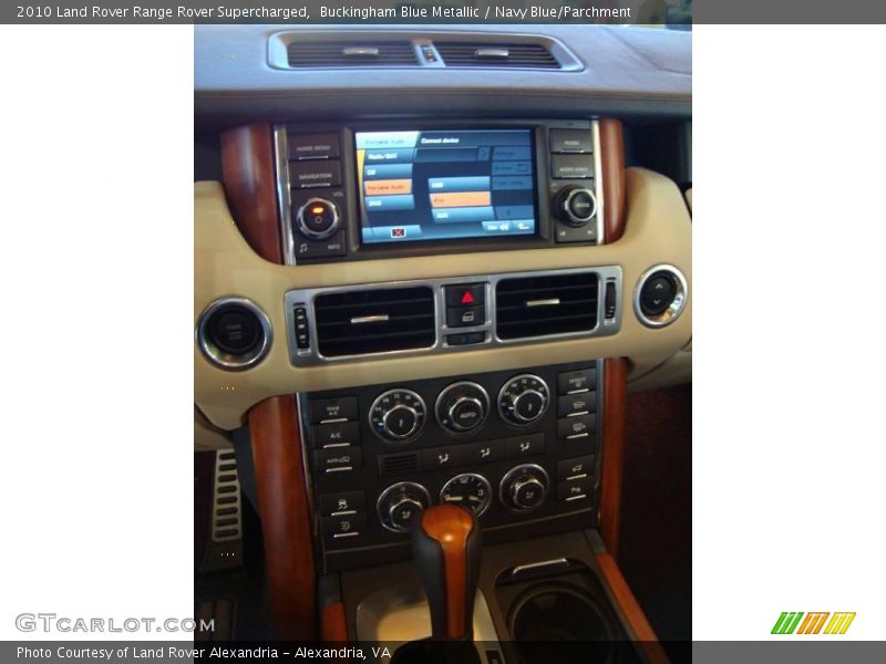 Buckingham Blue Metallic / Navy Blue/Parchment 2010 Land Rover Range Rover Supercharged