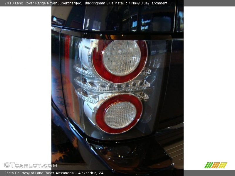 Buckingham Blue Metallic / Navy Blue/Parchment 2010 Land Rover Range Rover Supercharged