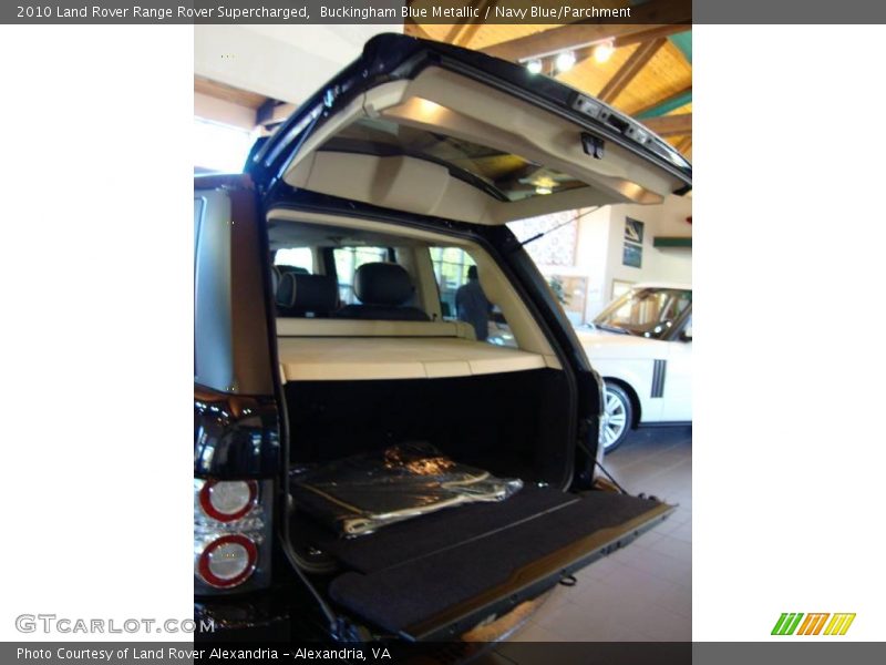 Buckingham Blue Metallic / Navy Blue/Parchment 2010 Land Rover Range Rover Supercharged