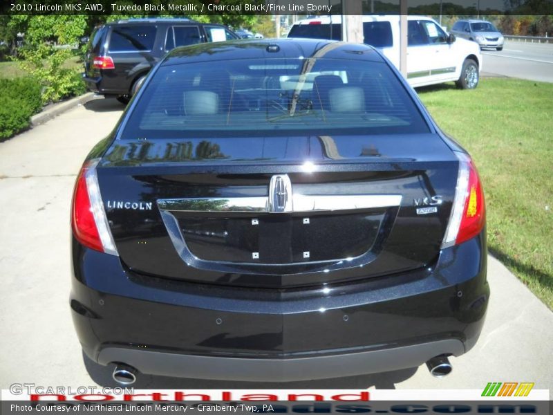 Tuxedo Black Metallic / Charcoal Black/Fine Line Ebony 2010 Lincoln MKS AWD