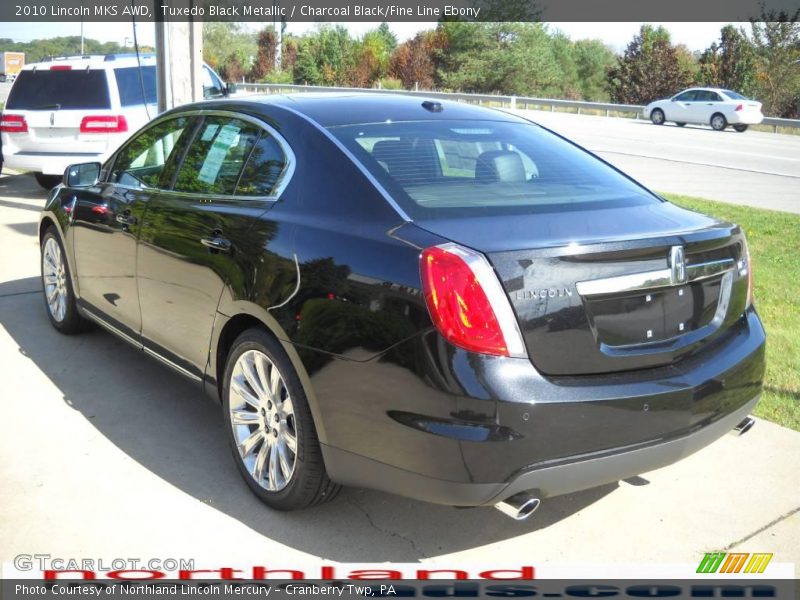 Tuxedo Black Metallic / Charcoal Black/Fine Line Ebony 2010 Lincoln MKS AWD