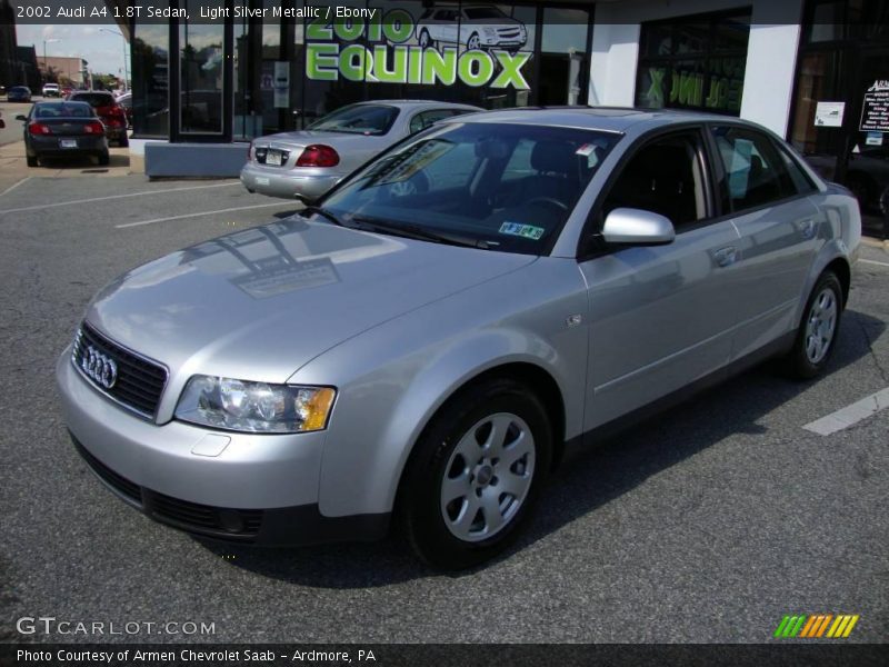 Light Silver Metallic / Ebony 2002 Audi A4 1.8T Sedan