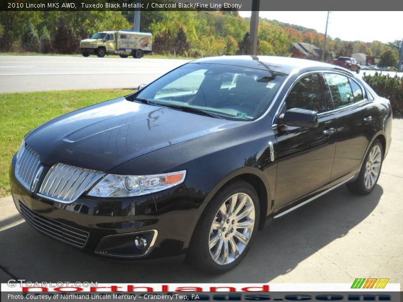 Tuxedo Black Metallic / Charcoal Black/Fine Line Ebony 2010 Lincoln MKS AWD