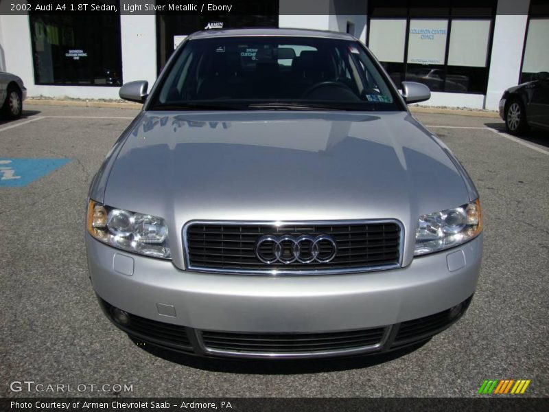 Light Silver Metallic / Ebony 2002 Audi A4 1.8T Sedan