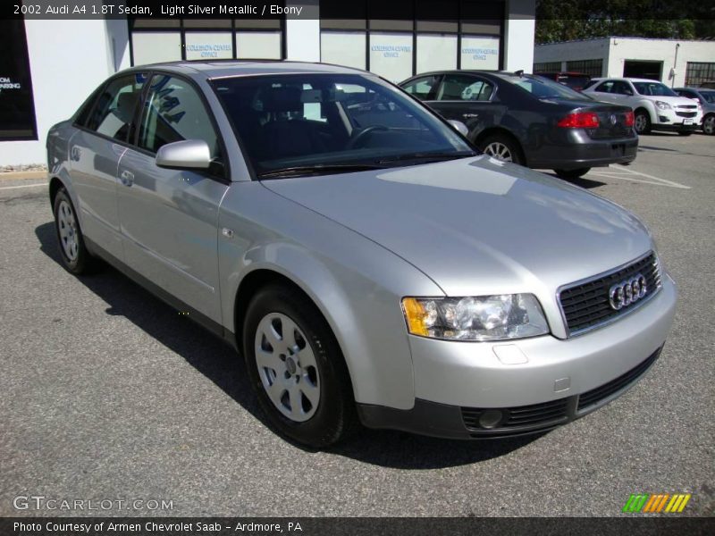 Light Silver Metallic / Ebony 2002 Audi A4 1.8T Sedan