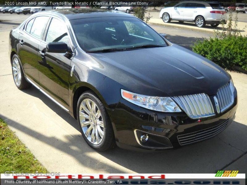 Tuxedo Black Metallic / Charcoal Black/Fine Line Ebony 2010 Lincoln MKS AWD