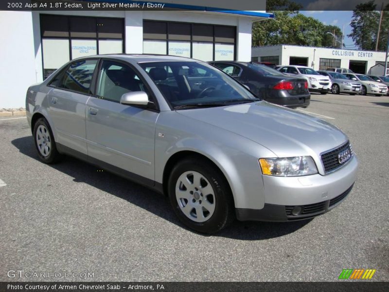 Light Silver Metallic / Ebony 2002 Audi A4 1.8T Sedan