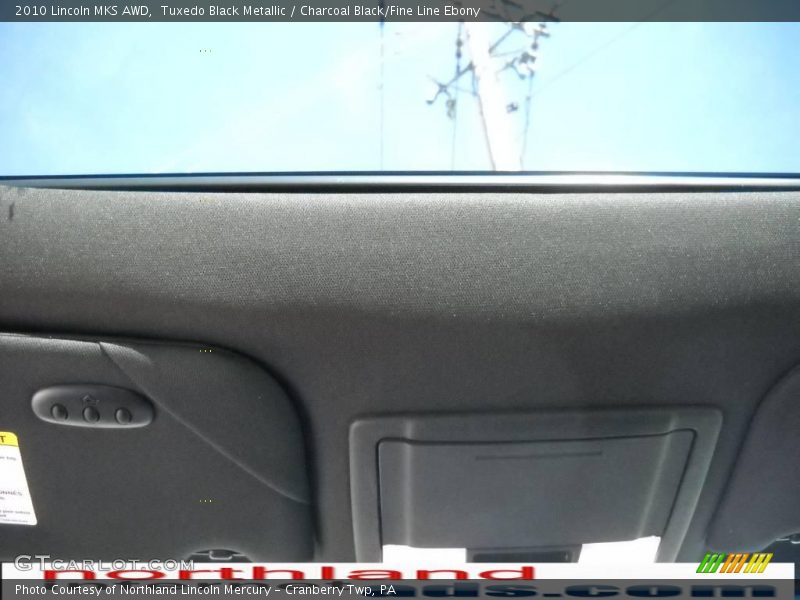 Tuxedo Black Metallic / Charcoal Black/Fine Line Ebony 2010 Lincoln MKS AWD