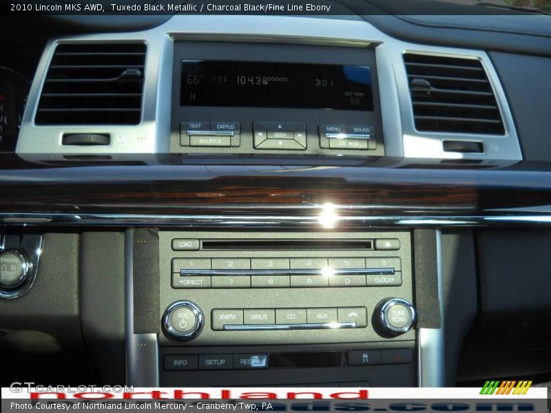Tuxedo Black Metallic / Charcoal Black/Fine Line Ebony 2010 Lincoln MKS AWD
