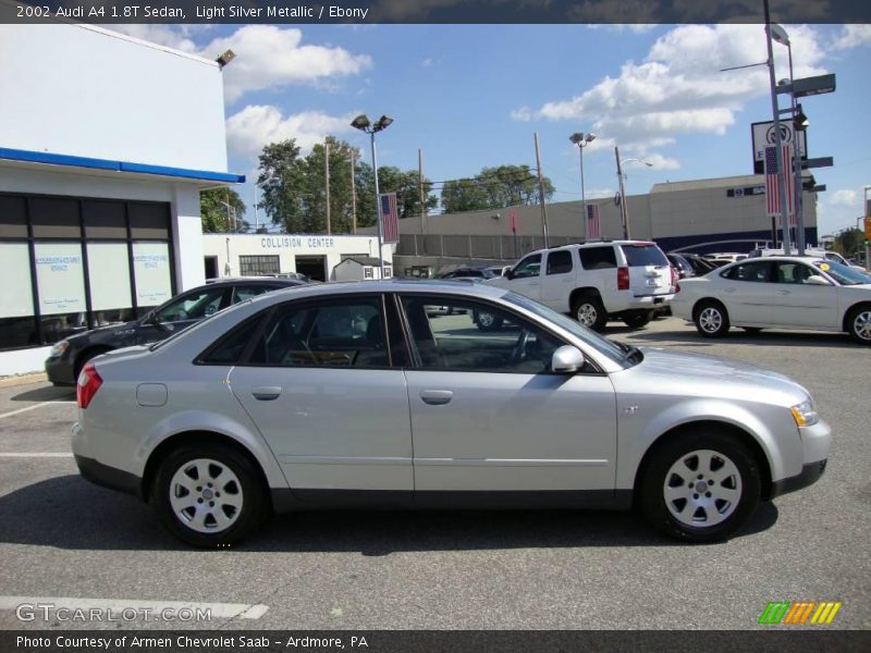 Light Silver Metallic / Ebony 2002 Audi A4 1.8T Sedan