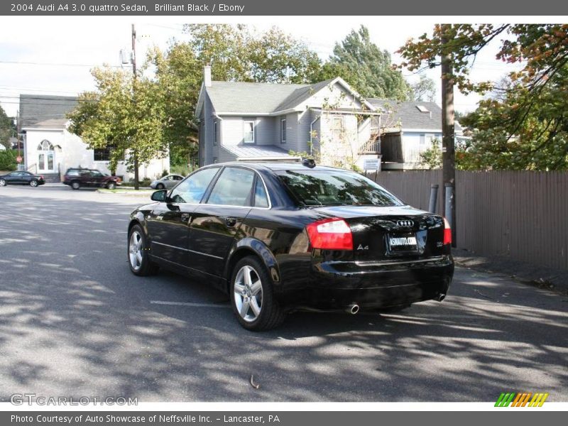 Brilliant Black / Ebony 2004 Audi A4 3.0 quattro Sedan