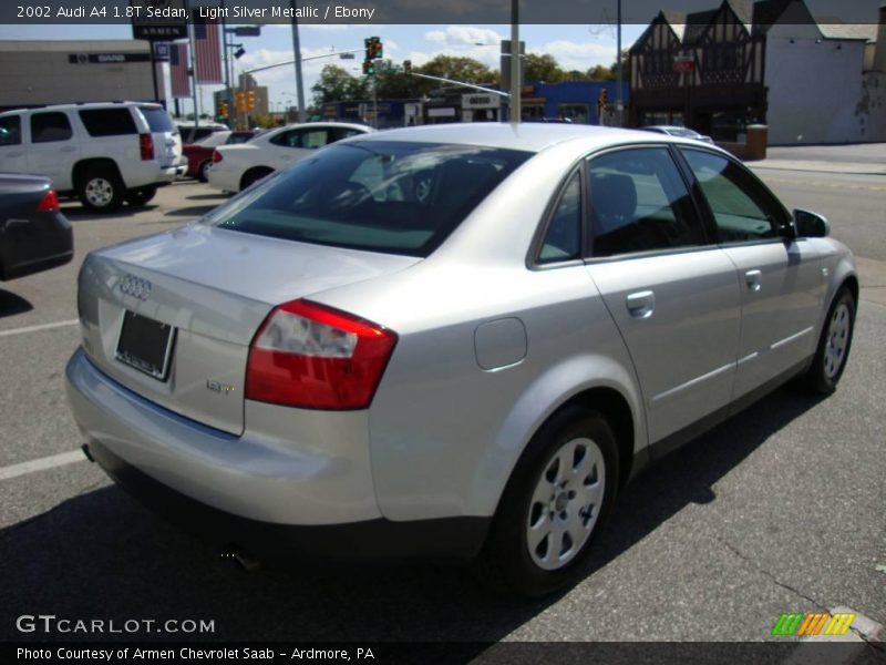 Light Silver Metallic / Ebony 2002 Audi A4 1.8T Sedan
