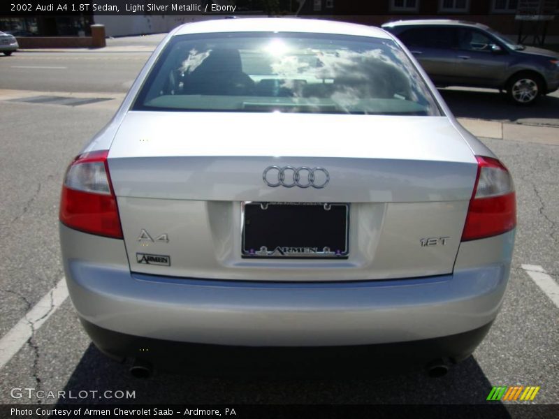Light Silver Metallic / Ebony 2002 Audi A4 1.8T Sedan
